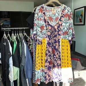 Anthropolgie Multicolored Dress Size XL NWOT